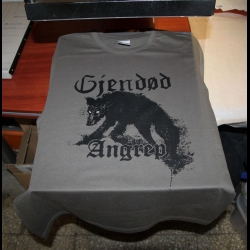 GJENDØD - Angrep t-shirt (grey) SIZE S