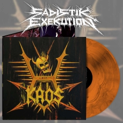 SADISTIK EXEKUTION - Kaos. LP (ORANGE/BLACK )