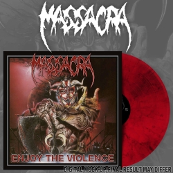 MASSACRA - Enjoy The Violence LP (RED MARBLE)