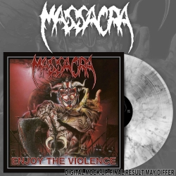 MASSACRA - Enjoy The Violence LP (WHITE/BLACK MARBLE)