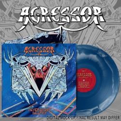AGRESSOR - Neverending Destiny LP (WHITE/AQUA BLUE) (PRE-ORDER)