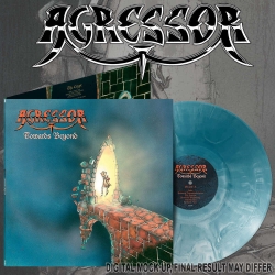 AGRESSOR - Towards Beyond LP (AQUA BLUE/MILKY CLEAR) (PRE-ORDER)