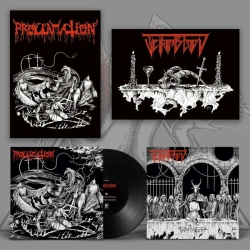 PROCLAMATION (Spa) / TEITANBLOOD split LP (BLACK) (PRE-ORDER)