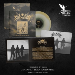 GEHENNA (NOR) – Black Seared Heart LP (SILVER/GOLD) (PRE-ORDER 25.05.2025)
