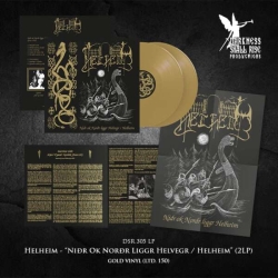 HELHEIM (NOR) – Niðr ok Norðr liggr Helvegr / Helheim 2LP (GOLD) (PRE-ORDER 20.09.2025)