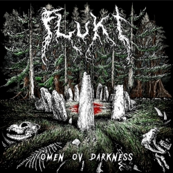 FLUKT - Omen ov Darkness LP (GREY/WHITE MARBLED)