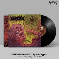 DISEMBODIMENT - Spiral Crypts LP (BLACK) (PRE-ORDER)