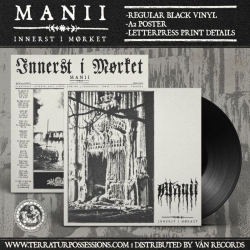 MANII - Innerst I Moerket LP (BLACK)