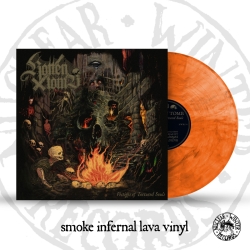 ROTTEN TOMB - Vestiges of Tortured Souls LP (LAVA ORANGE SMOKE)